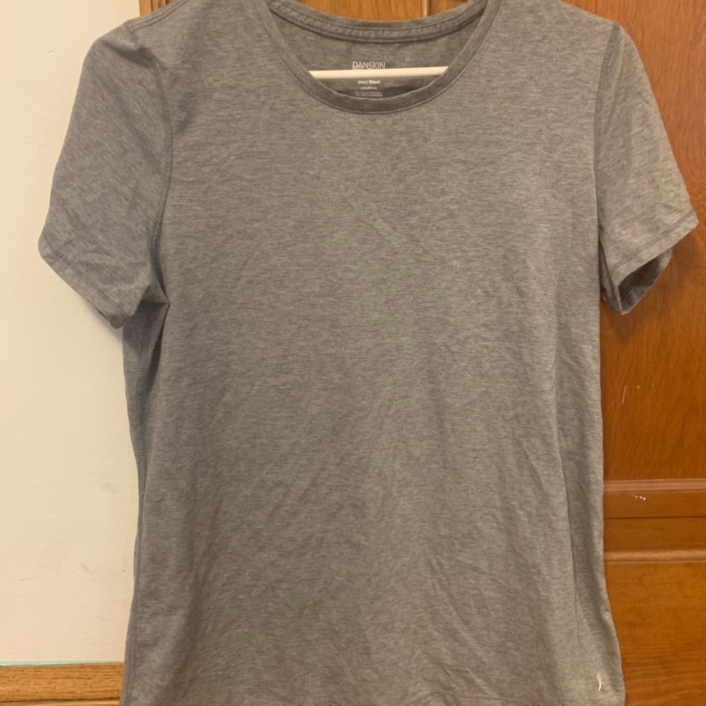 Gray athletic shirt